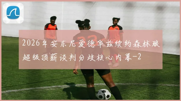 2026年安东尼爱德华兹续约森林狼超级顶薪谈判分歧核心内幕